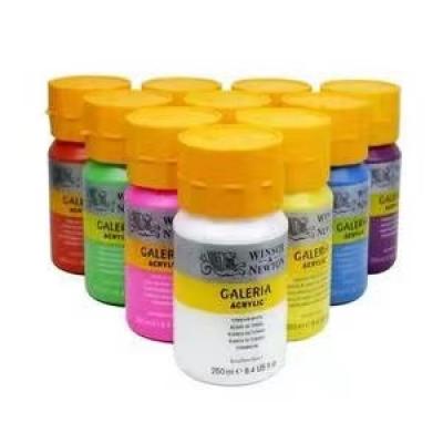 Winsor & Newton 250ml Single One Color Box Galeria Acrylic Paint For Fabric And Canvas Painting