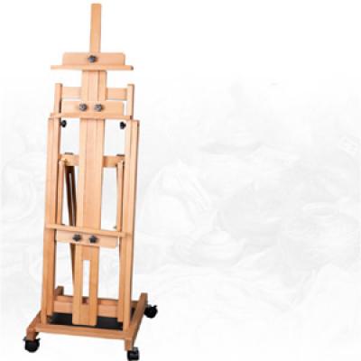 DW01 Big Master wood easel professional artist painting easel beech wood easel
