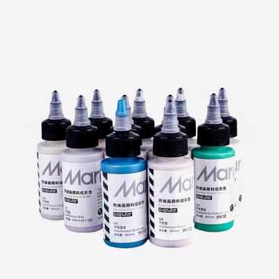 A-1060S Maries 60ml Stunning Acrylic Colours Pearl Colors Glow-in-the-dark Painting