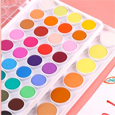 SIMBALION Watercolor Paint Cake 36 Colors Solid Water Color Paint Set