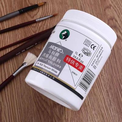 A-130L Maries 1L Non-toxic Acrylic painting Color Wall painting for Wholesale