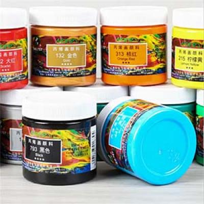 757 Maries 250ml Non-toxic DIY Waterproof Wall Paints Acrylic painting Color for Wholesale