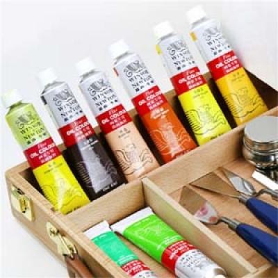 111016 artist oil colour set 45ml original winsor&newton 55colors oil paint kit Suitable for Beginners Introductory Set